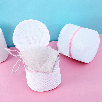 2Pcs Polyester Laundry Drawstring Bags ABAG-DJ0001-31-1
