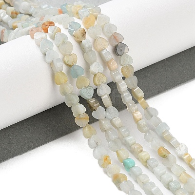 Natural Flower Amazonite Beads Strands G-M403-A34-01-1