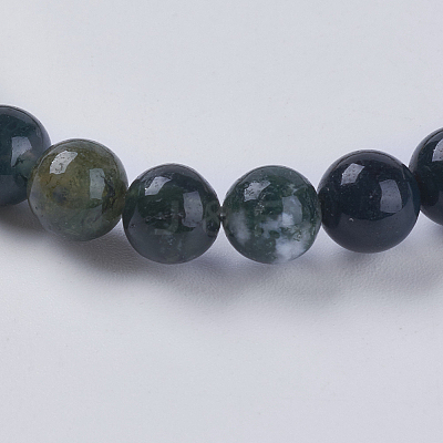 Natural Indian Agate Beads Strands G-G515-10mm-05-1