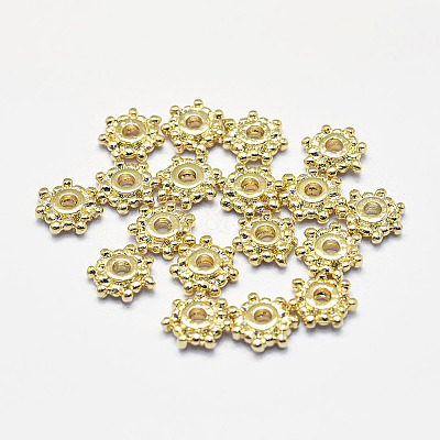 Long-Lasting Plated Brass Spacer Beads X-KK-K193-109G-NF-1