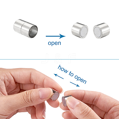Brass Magnetic Clasps KK-TAC0002-01A-1