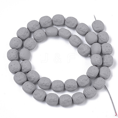 Spray Painted Non-magnetic Synthetic Hematite Beads Strands G-T116-29-11-1