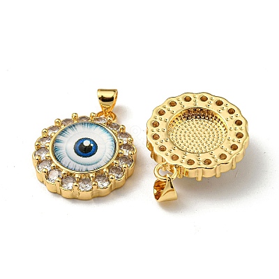 Real 18K Gold Plated Brass Pendants KK-L209-008G-06-1