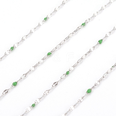 Handmade 304 Stainless Steel Dapped Chains CHS-D026-16P-P-1