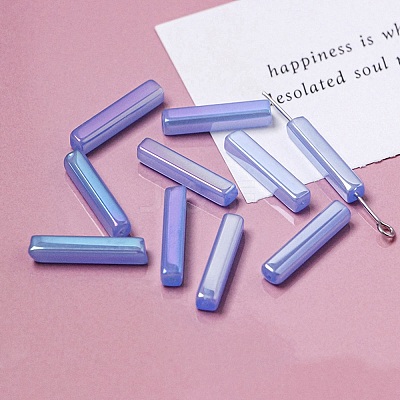 Electroplate Glass Beads X-GLAA-D024-01C-1