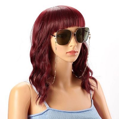 Handmade Brass Link Chain Eyeglasses Chains AJEW-EH00365-1