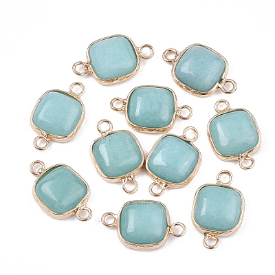 Natural White Jade Links connectors G-S344-69D-1
