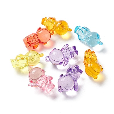 Transparent Acrylic Pendants TACR-K002-06-1