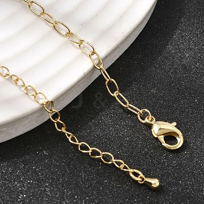 3MM Brass Cable Chain Necklaces for Women NJEW-F366-01B-1