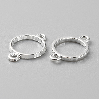 Zinc Alloy Open Back Bezel Connector Charms FIND-WH0139-69C-S-1