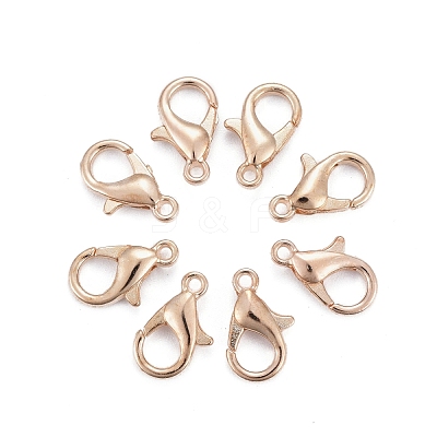 Zinc Alloy Lobster Claw Clasps X-E102-KCG-1