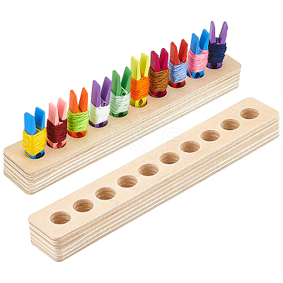 Wood Clip Floss Holder FIND-WH0290-74A-1