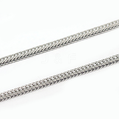 Tarnish Resistant 304 Stainless Steel Wheat Chains CHS-L001-167-1