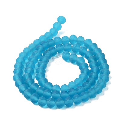 Transparent Glass Beads Strands EGLA-A034-T2mm-MD27-1