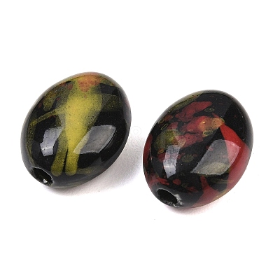 Handmade Porcelain Beads X-PORC-S496-P06-1
