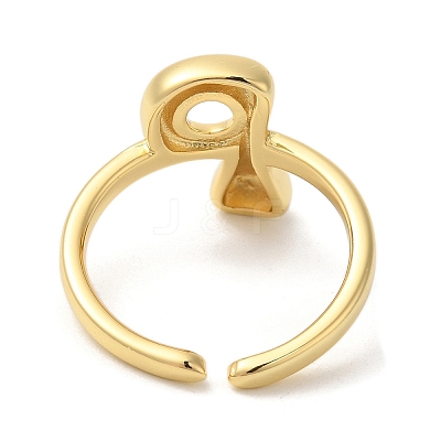 Brass Open Cuff Rings RJEW-U008-06P-G-1