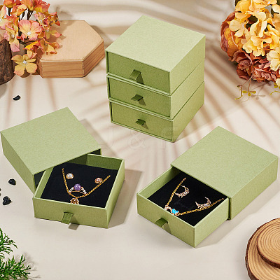 5Pcs Paper Jewelry Packing Drawer Boxes CON-TA0001-34A-1