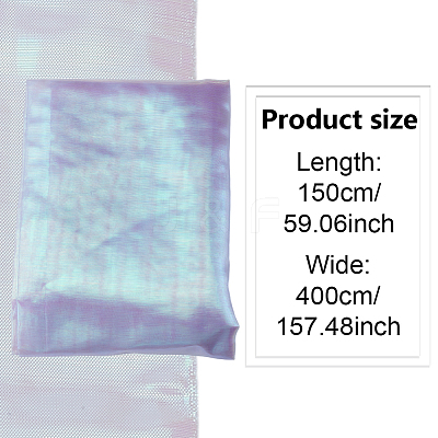 Laser Polyester Mesh Fabric for DIY Crafts DIY-WH0888-06B-1