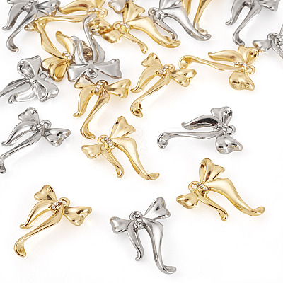 20Pcs 2 Colors Alloy Rhinestone Pendants FIND-TA0007-86-1