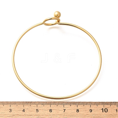 304 Stainless Steel Bangle BJEW-H530-01G-1