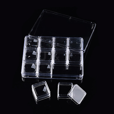 Rectangle Polystyrene Plastic Bead Storage Containers CON-N011-045-1