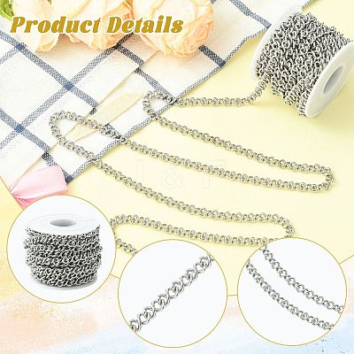 5M 1.4MM 304 Stainless Steel Twisted Chains CHS-CJ0001-38-1