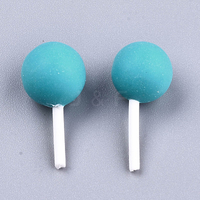Handmade Polymer Clay 3D Lollipop Embellishments CLAY-T016-82B-1
