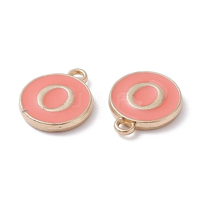 (Defective Closeout Sale Border damaged) Golden Plated Alloy Enamel Charms ENAM-XCP0001-20O-1