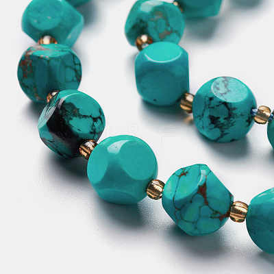 Synthetic Magnesite Beads Strand G-M367-23B-2-1