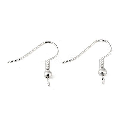 Brass Earring Hooks KK-H258-06B-S-1
