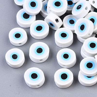 Handmade Polymer Clay Beads X-CLAY-ZX006-07B-1