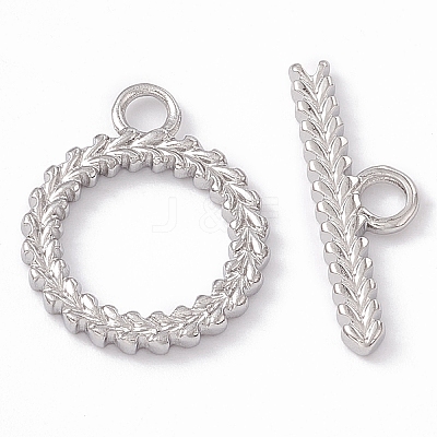 Non-Tarnish 304 Stainless Steel Toggle Clasps STAS-G299-03P-1