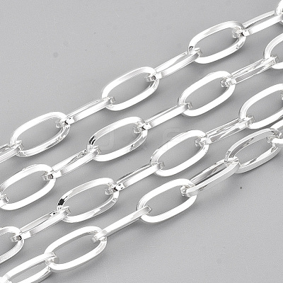 304 Stainless Steel Paperclip Chains CHS-T002-09-1