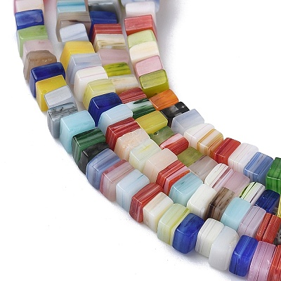 Handmade Lampwork Beads Strands LAMP-Q037-02A-09-1