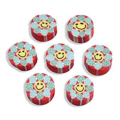 Handmade Polymer Clay Beads CLAY-T019-14C-1