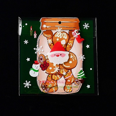 Christmas Theme Plastic Bakeware Bag ABAG-F007-04D-1