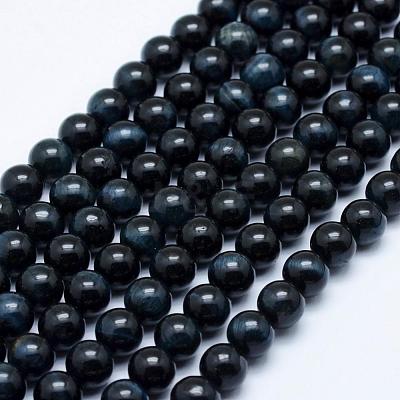 Natural Tiger Eye Beads Strands G-K203-85-8mm-1
