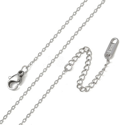 1.5MM 304 Stainless Steel Cable Chain Necklaces for Women SA-CBACA62-06P-1