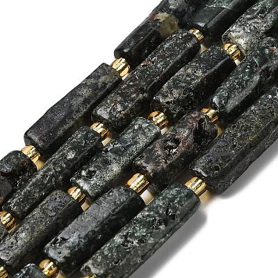 Natural Seraphinite Beads Strands G-D353-A05-1