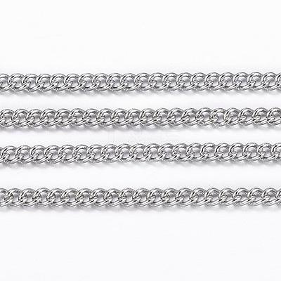 Tarnish Resistant 304 Stainless Steel Twisted Chains CHS-H007-70P-1