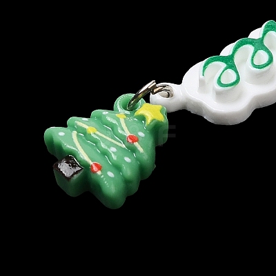 Christmas Theme Opaque Resin Cabochons CRES-D011-01I-1
