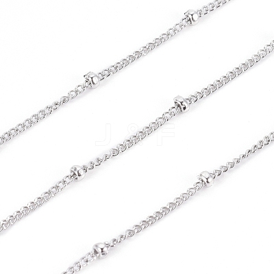 Tarnish Resistant 304 Stainless Steel Curb Chains CHS-I003-A01-A-P-1
