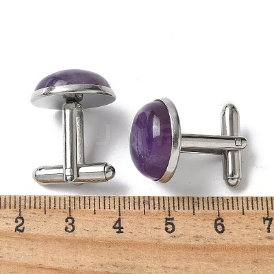 304 Stainless Steel Cuff Buttons G-C185-02P-39-1