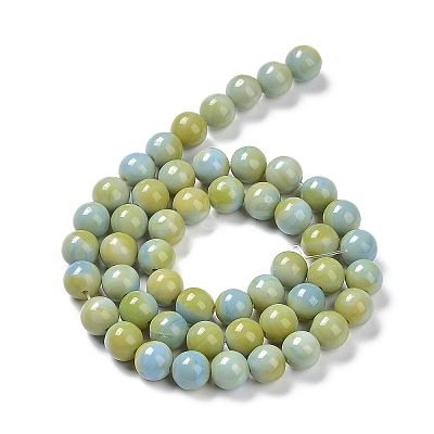 Glass Round Beads Strands X-GLAA-M044-01C-1
