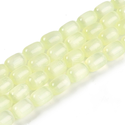Natural Selenite Beads Strands G-F750-15-1