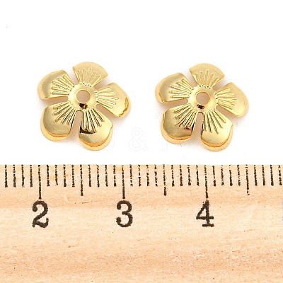 Ion Plating(IP) 304 Stainless Steel Bead Caps STAS-K194-15G-1