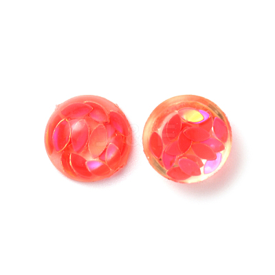 Transparent Resin Cabochons RESI-WH0027-11I-1