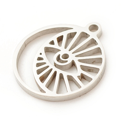 Non-Tarnish 201 Stainless Steel Pendants STAS-G258-09P-1