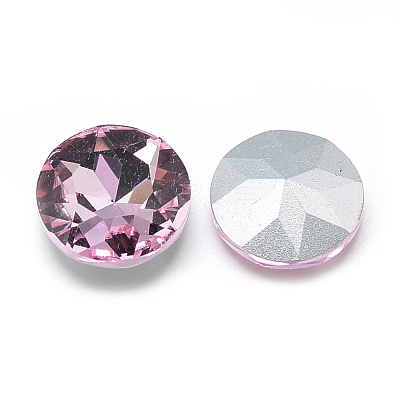 Pointed Back Glass Rhinestone Cabochons RGLA-T029-14mm-03-1