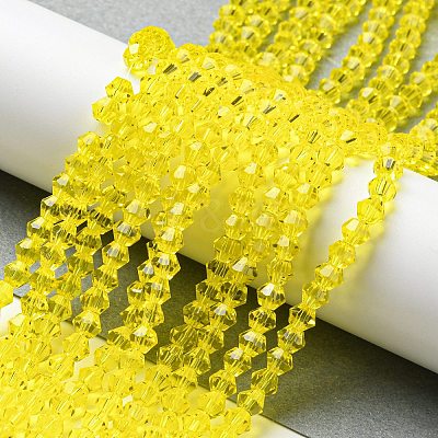 Transparent Glass Beads Strands GLAA-F029-3mm-21-1